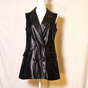 Jason Wu Sleek Black Satin Vest